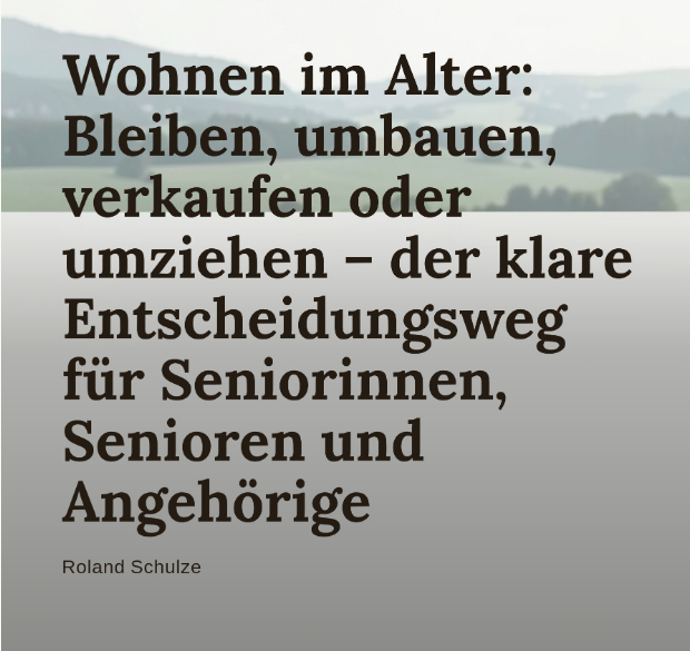 Buchcover Wohnen im Alter